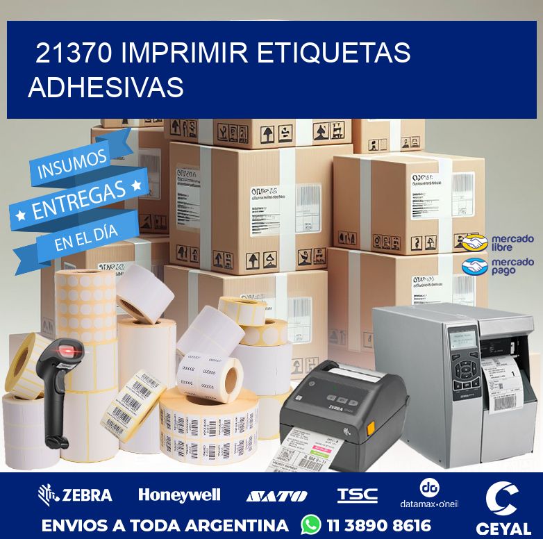 21370 IMPRIMIR ETIQUETAS ADHESIVAS