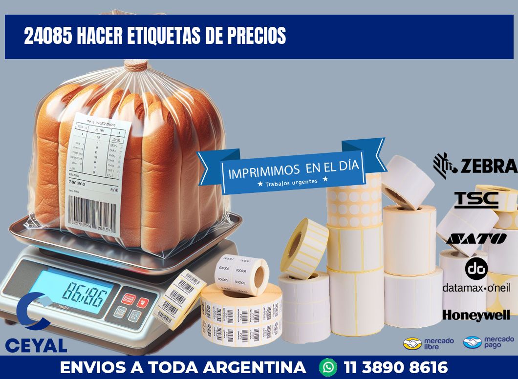 24085 HACER ETIQUETAS DE PRECIOS