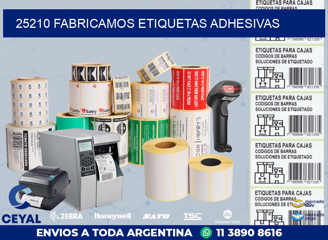 25210 FABRICAMOS ETIQUETAS ADHESIVAS