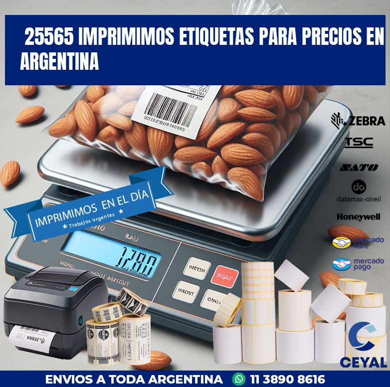 25565 IMPRIMIMOS ETIQUETAS PARA PRECIOS EN ARGENTINA