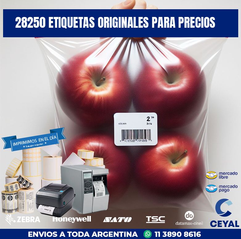 28250 ETIQUETAS ORIGINALES PARA PRECIOS