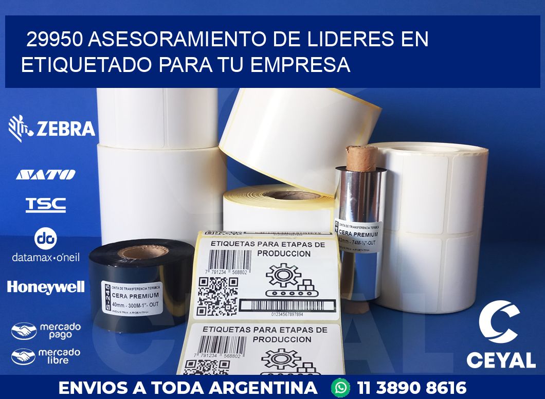 29950 ASESORAMIENTO DE LIDERES EN ETIQUETADO PARA TU EMPRESA