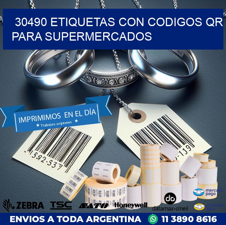 30490 ETIQUETAS CON CODIGOS QR PARA SUPERMERCADOS