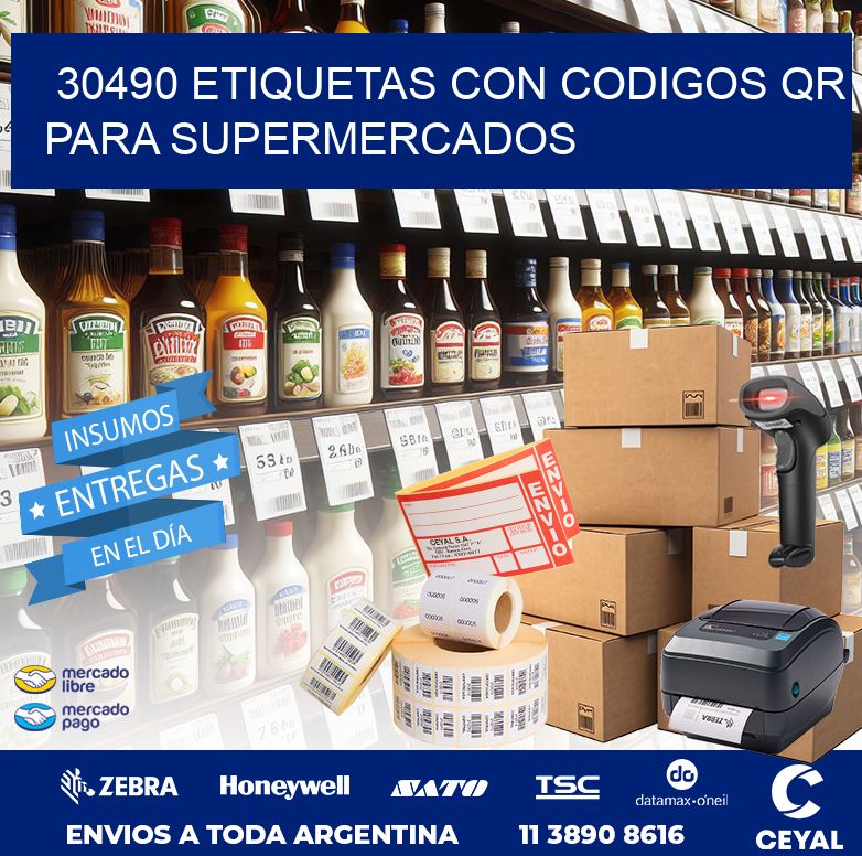30490 ETIQUETAS CON CODIGOS QR PARA SUPERMERCADOS