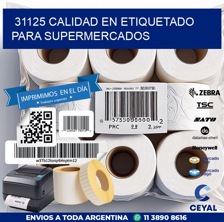 31125 CALIDAD EN ETIQUETADO PARA SUPERMERCADOS
