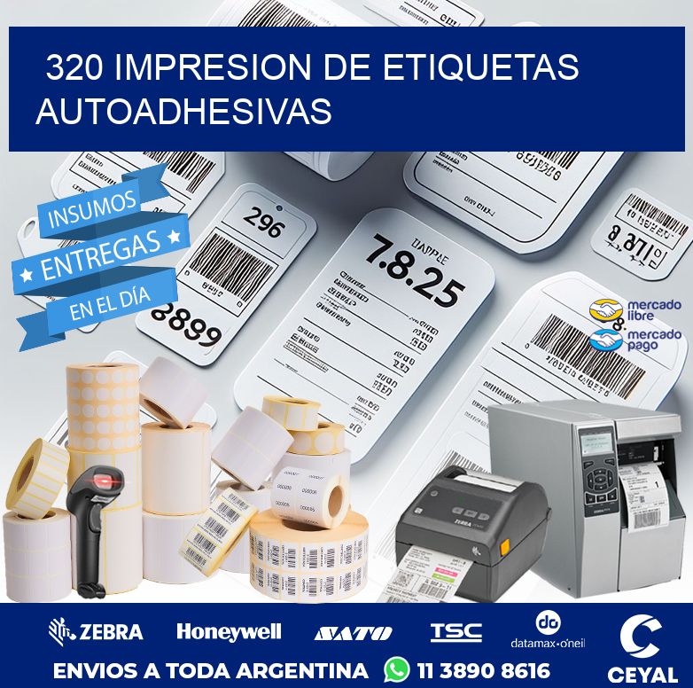 320 IMPRESION DE ETIQUETAS AUTOADHESIVAS
