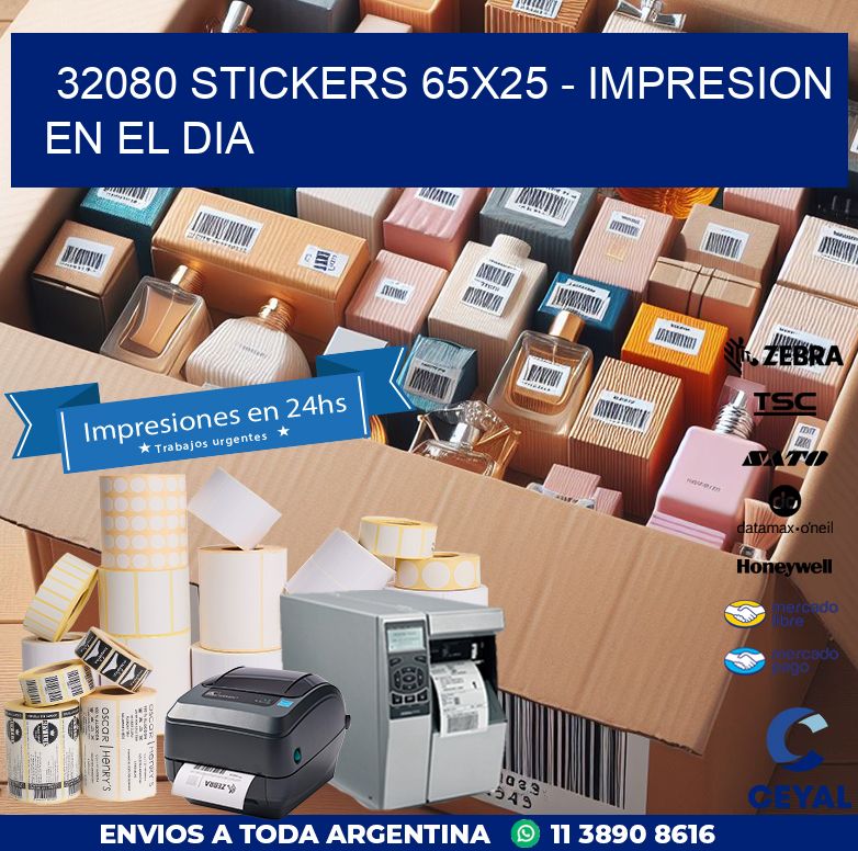 32080 STICKERS 65×25 – IMPRESION EN EL DIA