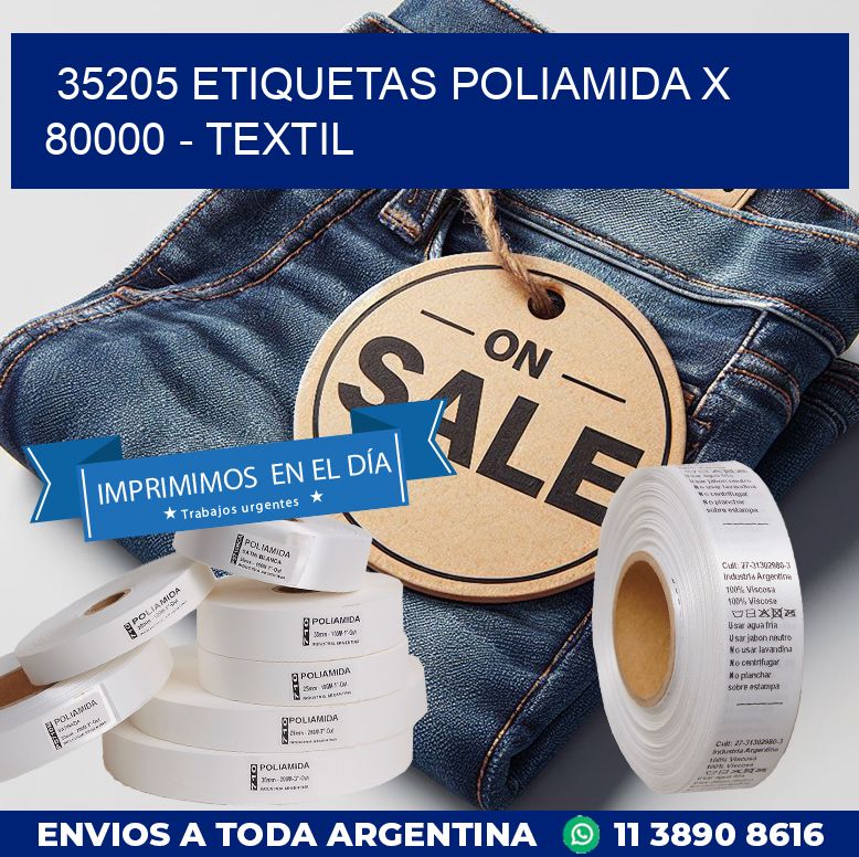 35205 ETIQUETAS POLIAMIDA X 80000 – TEXTIL