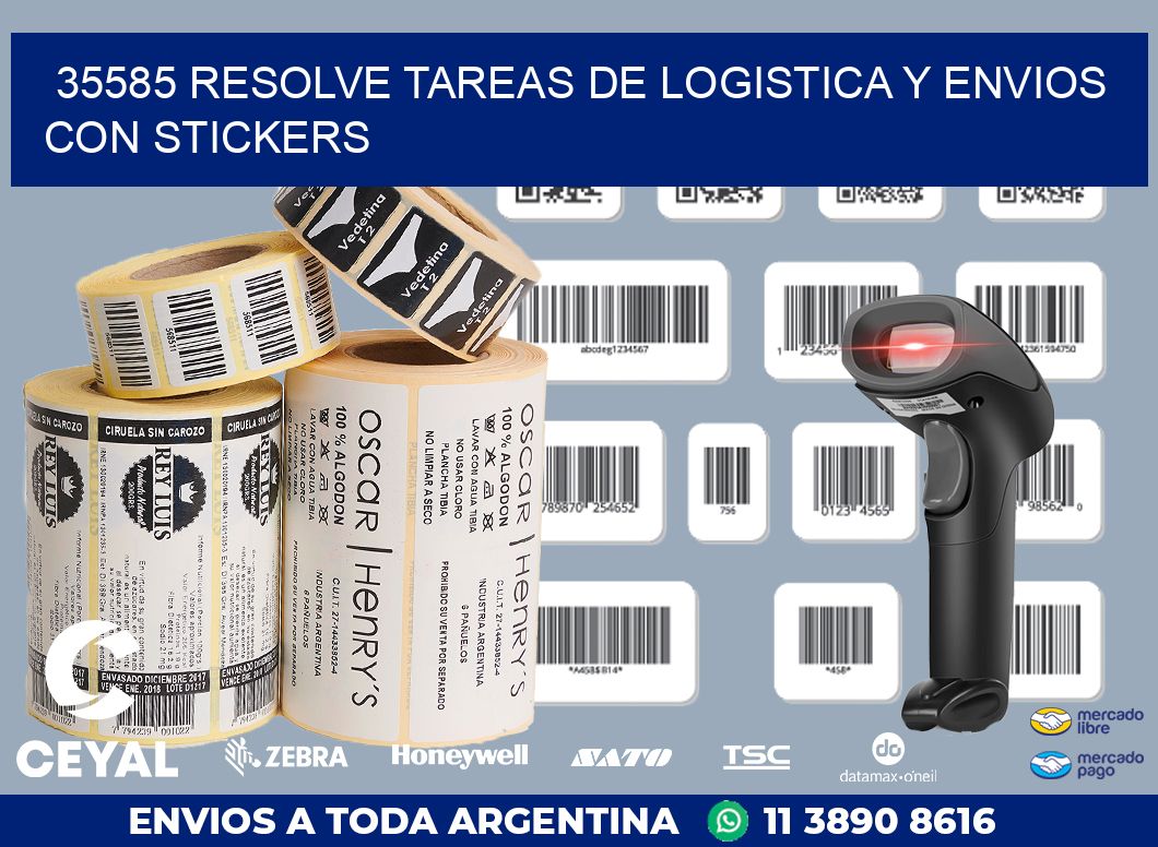 35585 RESOLVE TAREAS DE LOGISTICA Y ENVIOS CON STICKERS