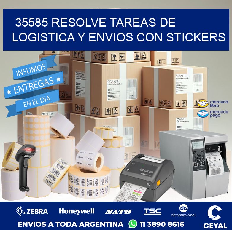 35585 RESOLVE TAREAS DE LOGISTICA Y ENVIOS CON STICKERS