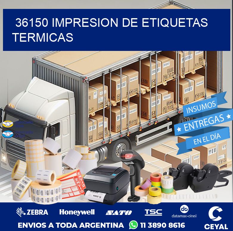 36150 IMPRESION DE ETIQUETAS TERMICAS