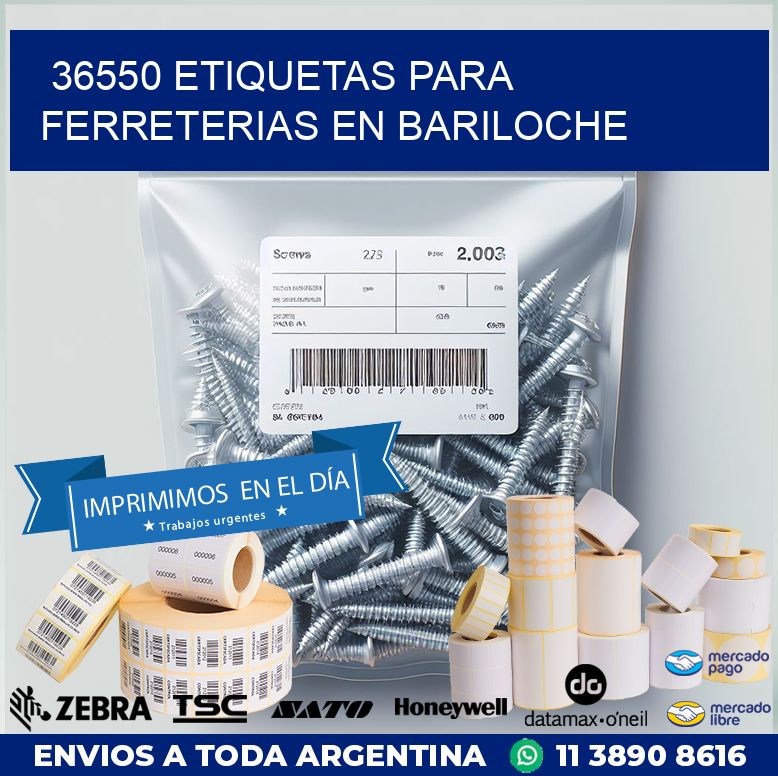 36550 ETIQUETAS PARA FERRETERIAS EN BARILOCHE
