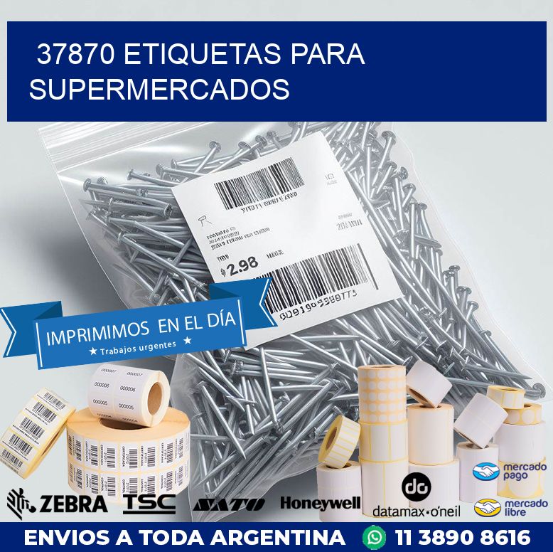 37870 ETIQUETAS PARA SUPERMERCADOS