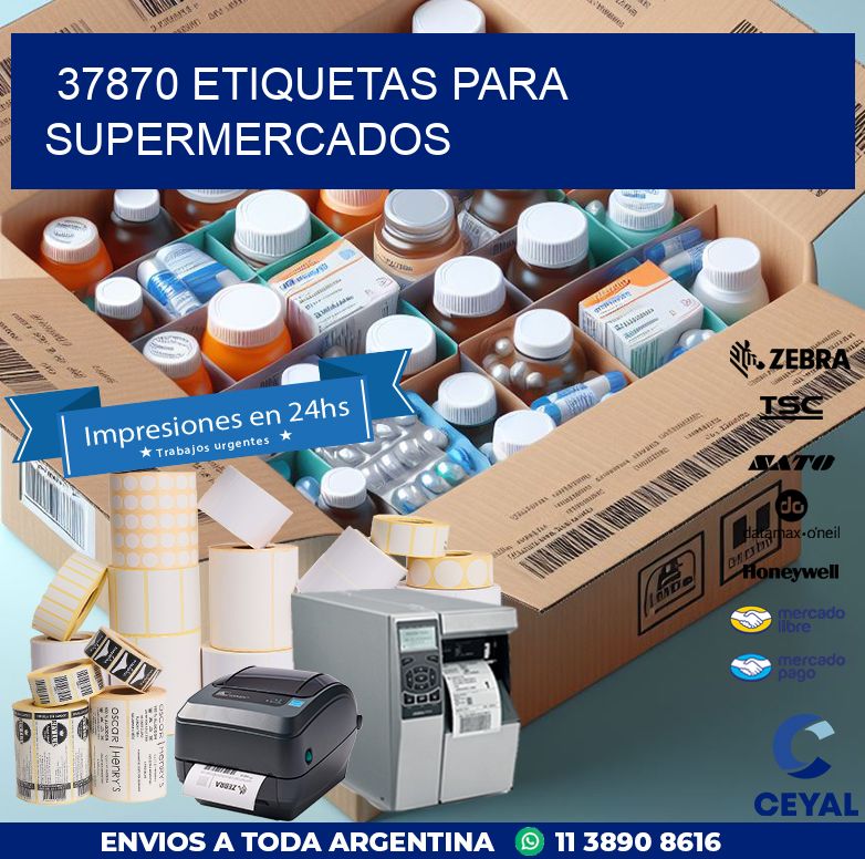 37870 ETIQUETAS PARA SUPERMERCADOS
