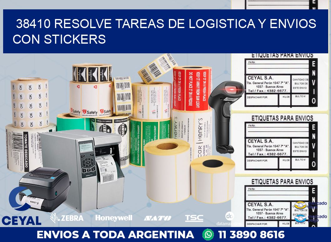 38410 RESOLVE TAREAS DE LOGISTICA Y ENVIOS CON STICKERS