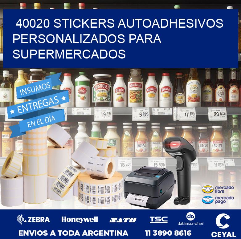 40020 STICKERS AUTOADHESIVOS PERSONALIZADOS PARA SUPERMERCADOS