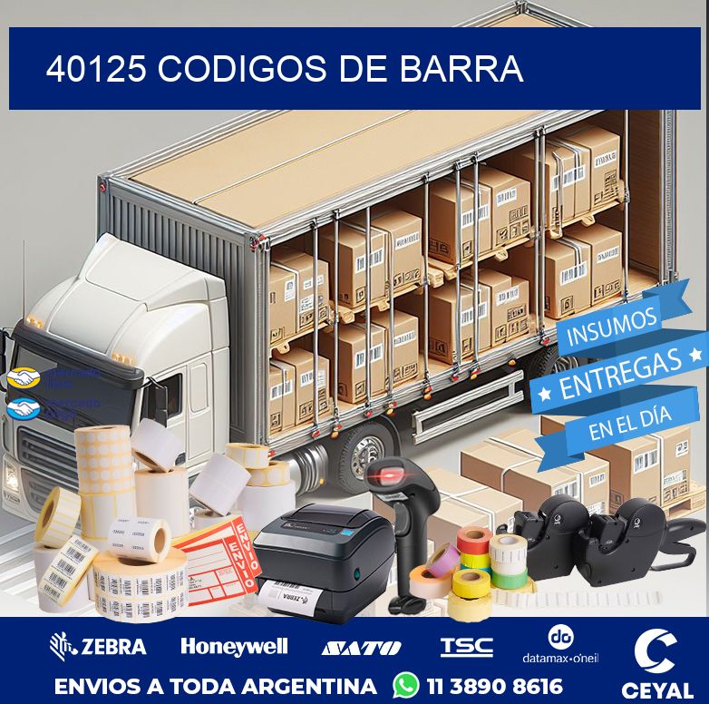 40125 CODIGOS DE BARRA