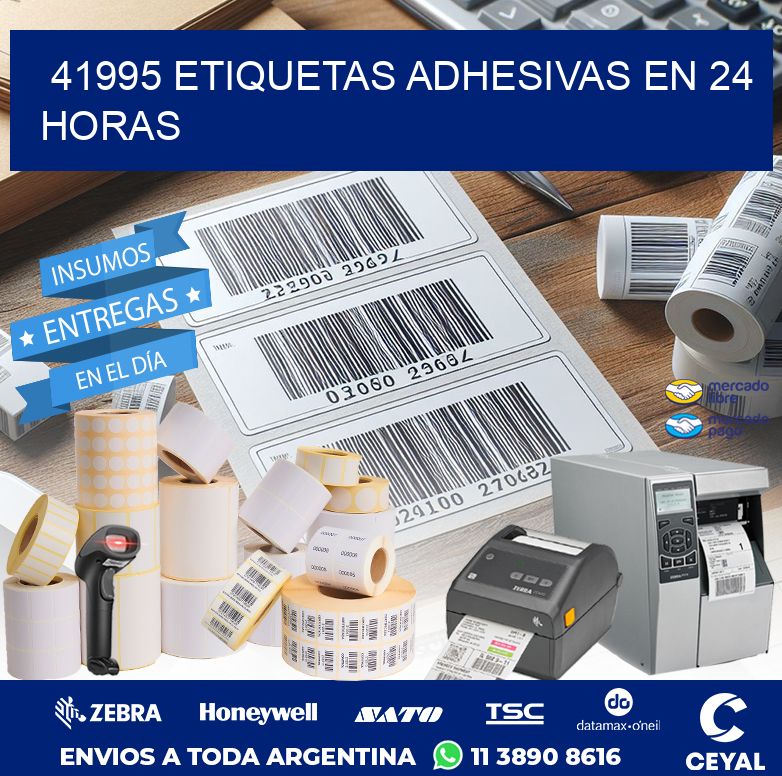 41995 ETIQUETAS ADHESIVAS EN 24 HORAS