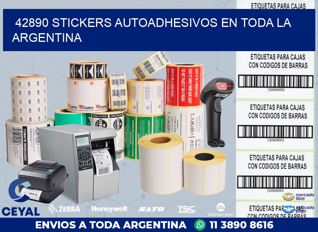 42890 STICKERS AUTOADHESIVOS EN TODA LA ARGENTINA