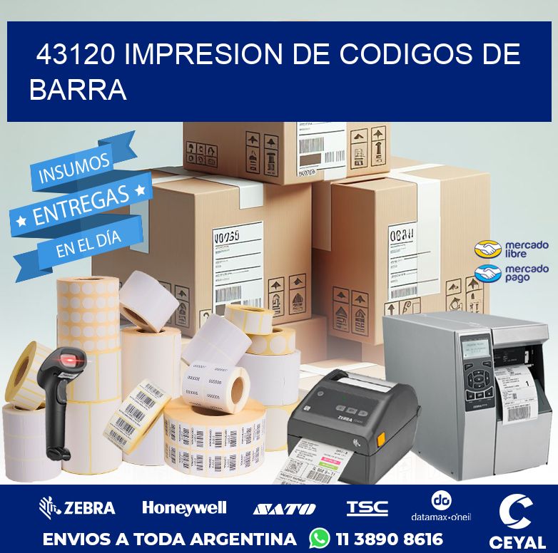 43120 IMPRESION DE CODIGOS DE BARRA