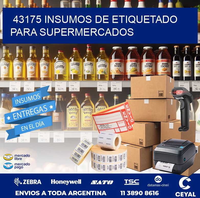 43175 INSUMOS DE ETIQUETADO PARA SUPERMERCADOS