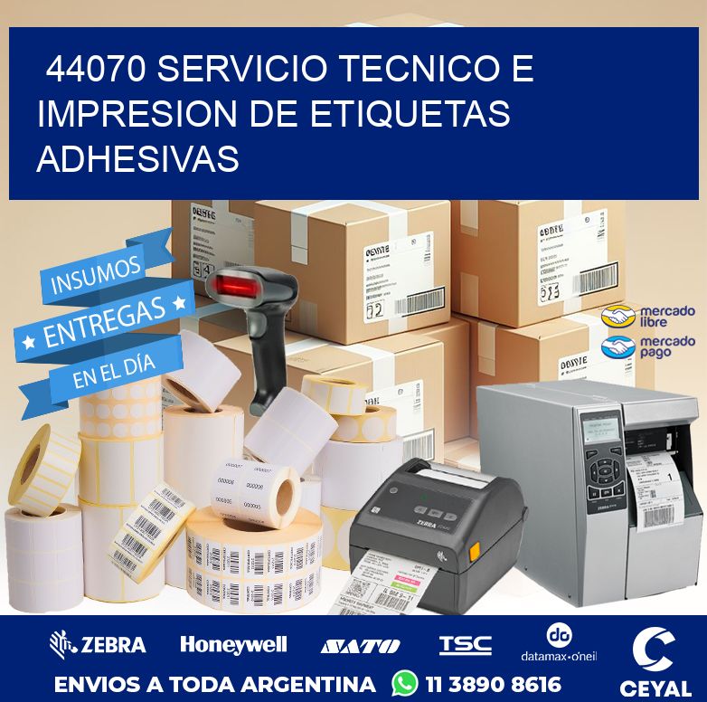 44070 SERVICIO TECNICO E IMPRESION DE ETIQUETAS ADHESIVAS