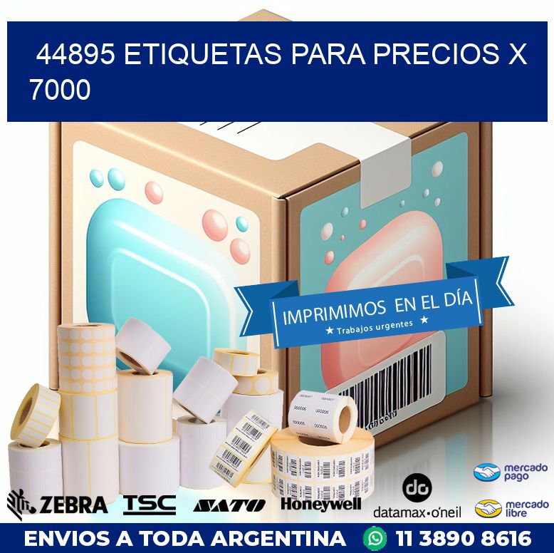 44895 ETIQUETAS PARA PRECIOS X 7000