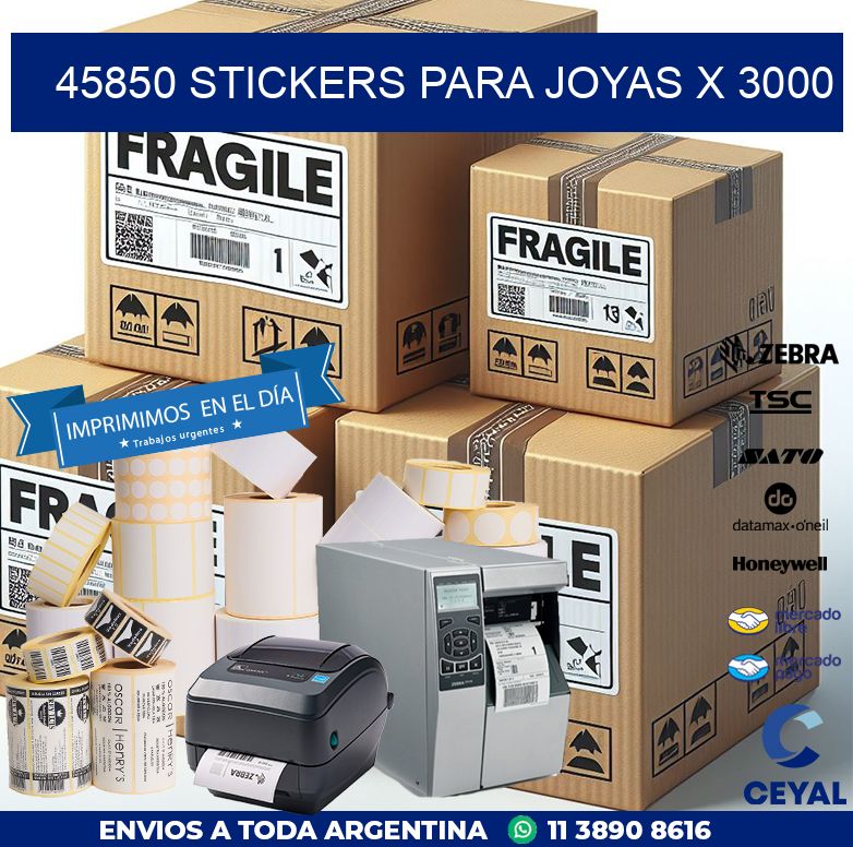 45850 STICKERS PARA JOYAS X 3000