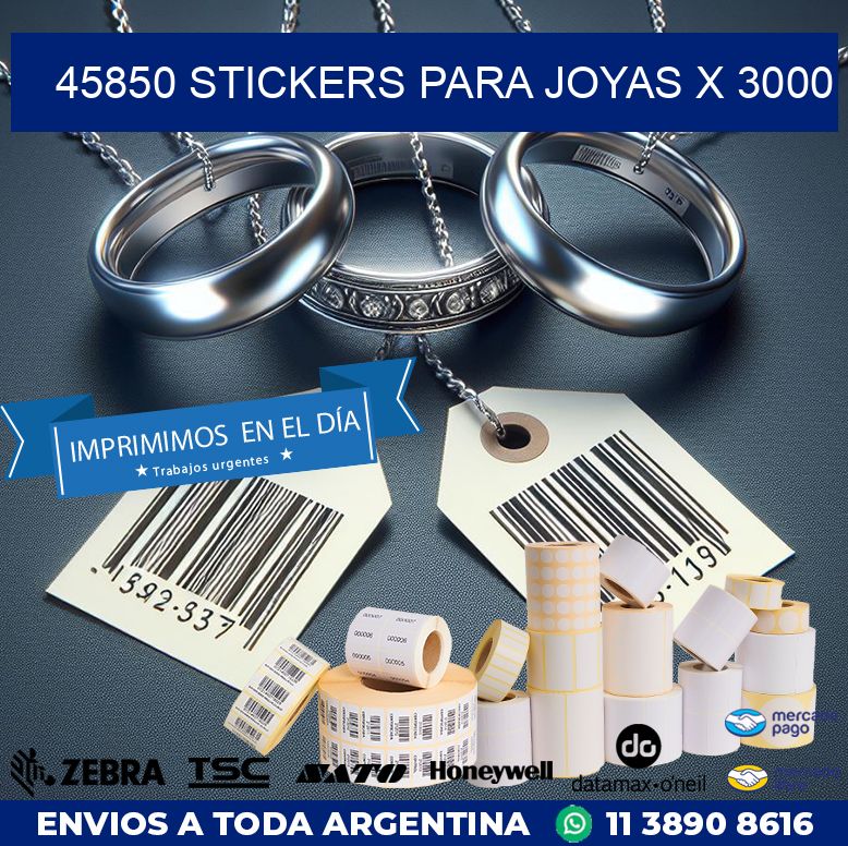 45850 STICKERS PARA JOYAS X 3000