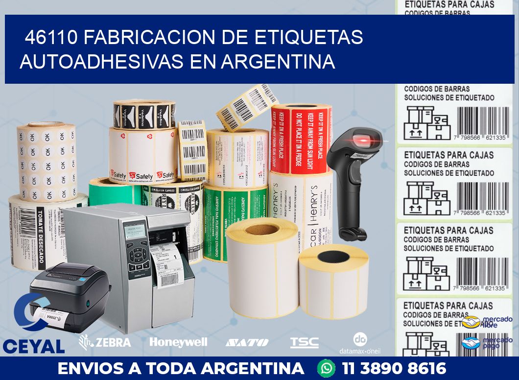 46110 FABRICACION DE ETIQUETAS AUTOADHESIVAS EN ARGENTINA