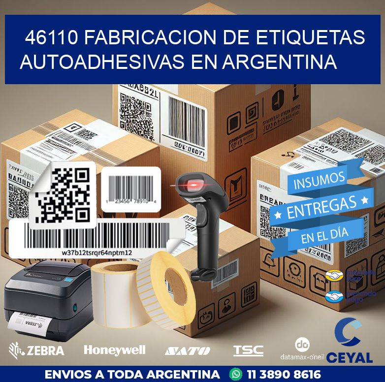 46110 FABRICACION DE ETIQUETAS AUTOADHESIVAS EN ARGENTINA