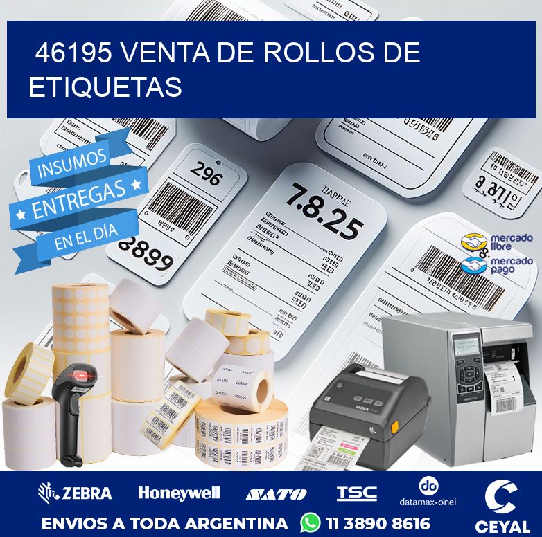46195 VENTA DE ROLLOS DE ETIQUETAS
