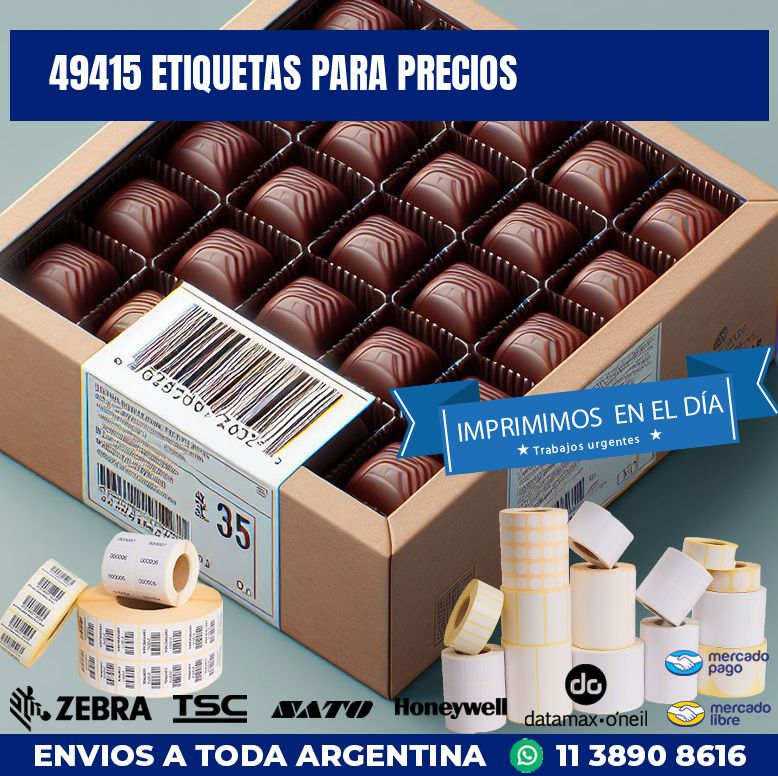 49415 ETIQUETAS PARA PRECIOS