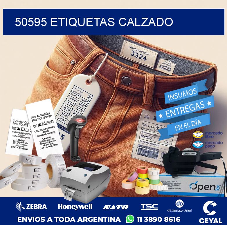 50595 ETIQUETAS CALZADO