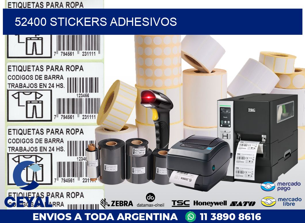 52400 STICKERS ADHESIVOS
