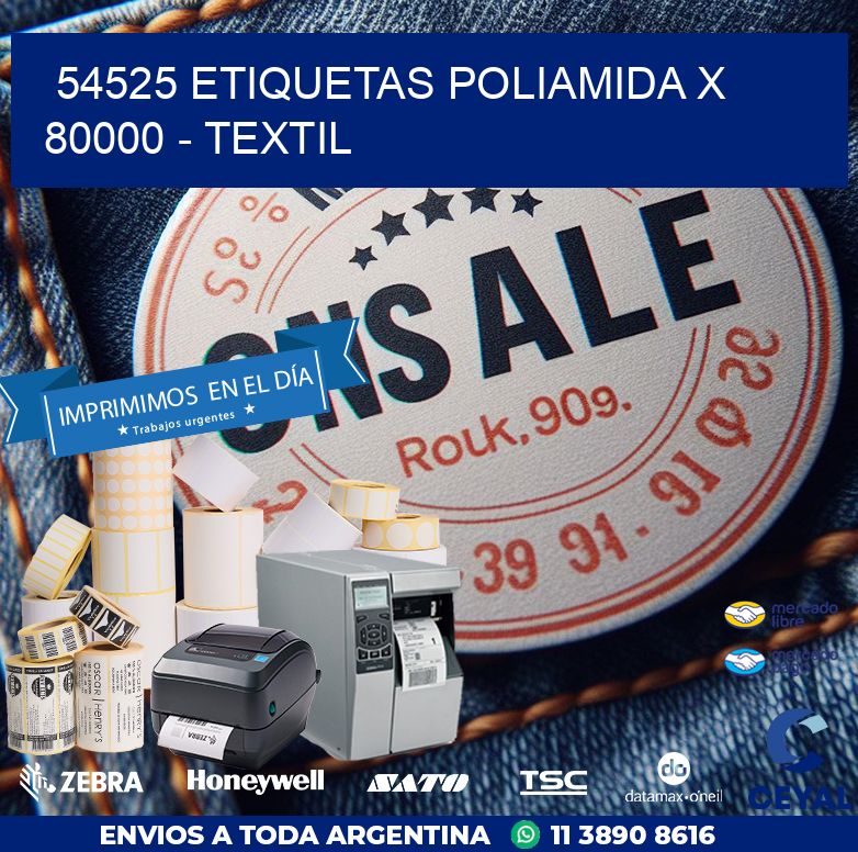 54525 ETIQUETAS POLIAMIDA X 80000 – TEXTIL