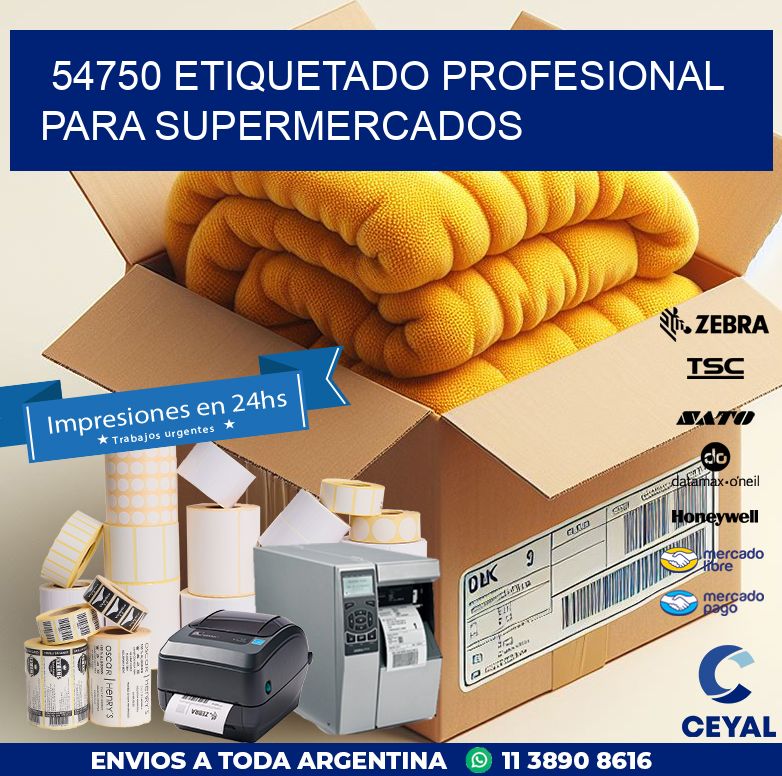 54750 ETIQUETADO PROFESIONAL PARA SUPERMERCADOS