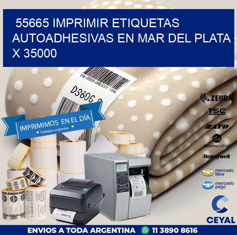 55665 IMPRIMIR ETIQUETAS AUTOADHESIVAS EN MAR DEL PLATA X 35000