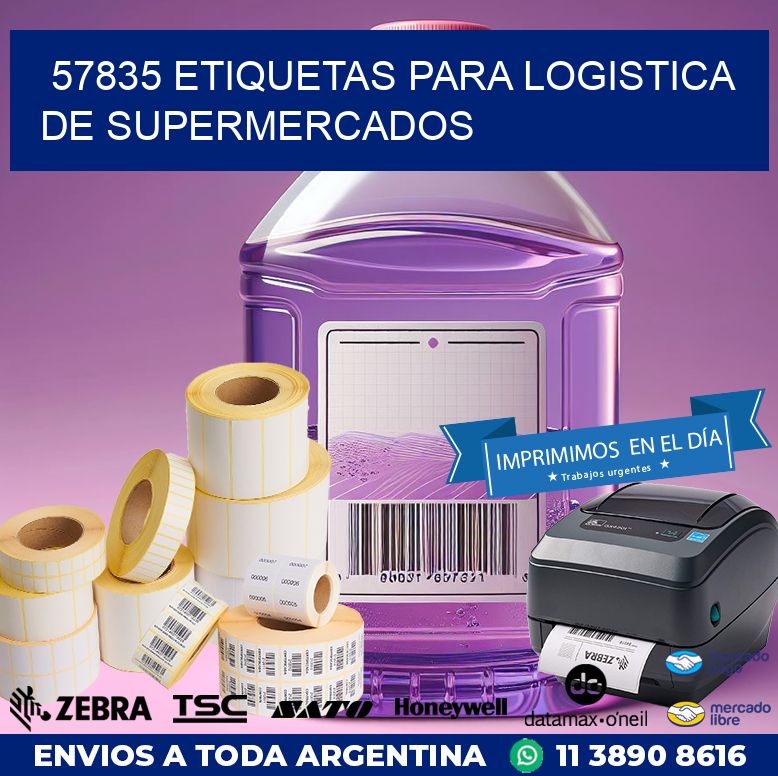 57835 ETIQUETAS PARA LOGISTICA DE SUPERMERCADOS