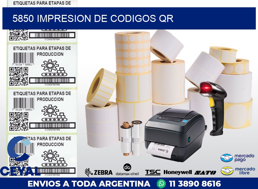 5850 IMPRESION DE CODIGOS QR