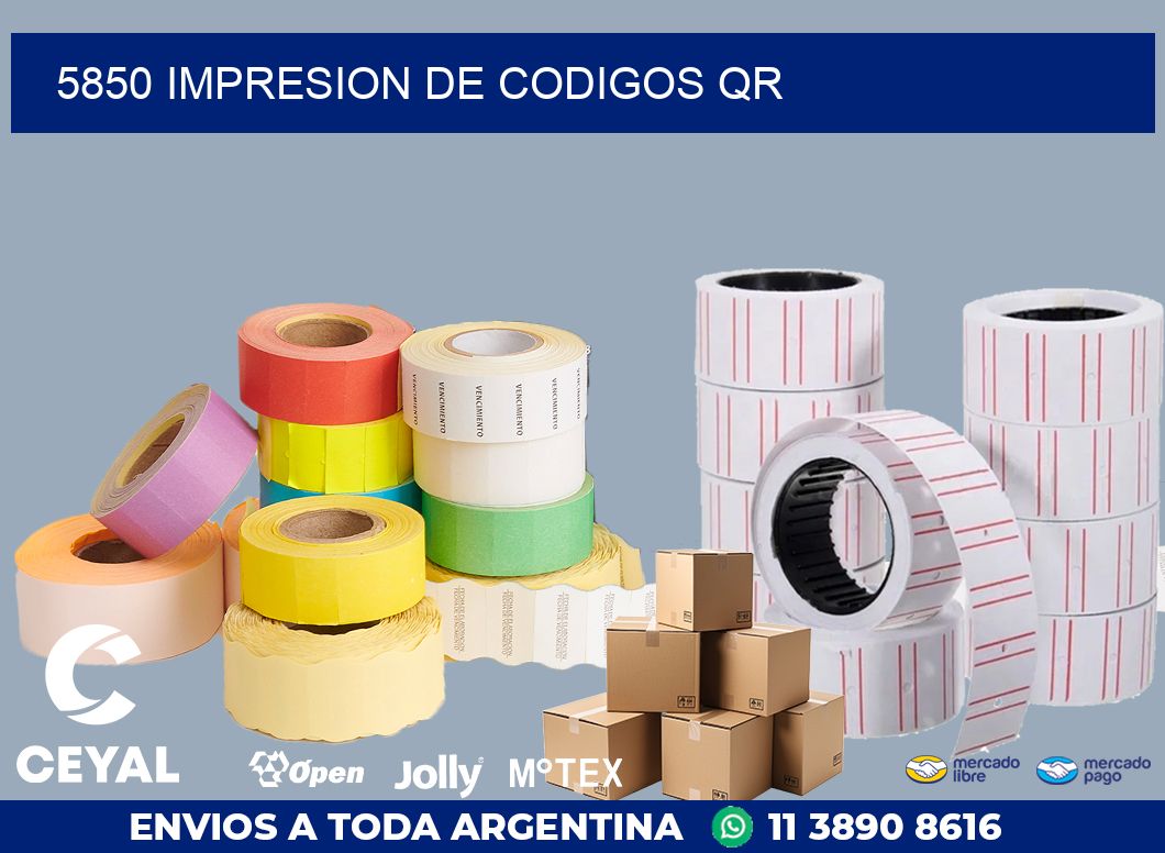 5850 IMPRESION DE CODIGOS QR