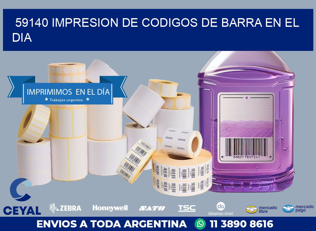 59140 IMPRESION DE CODIGOS DE BARRA EN EL DIA