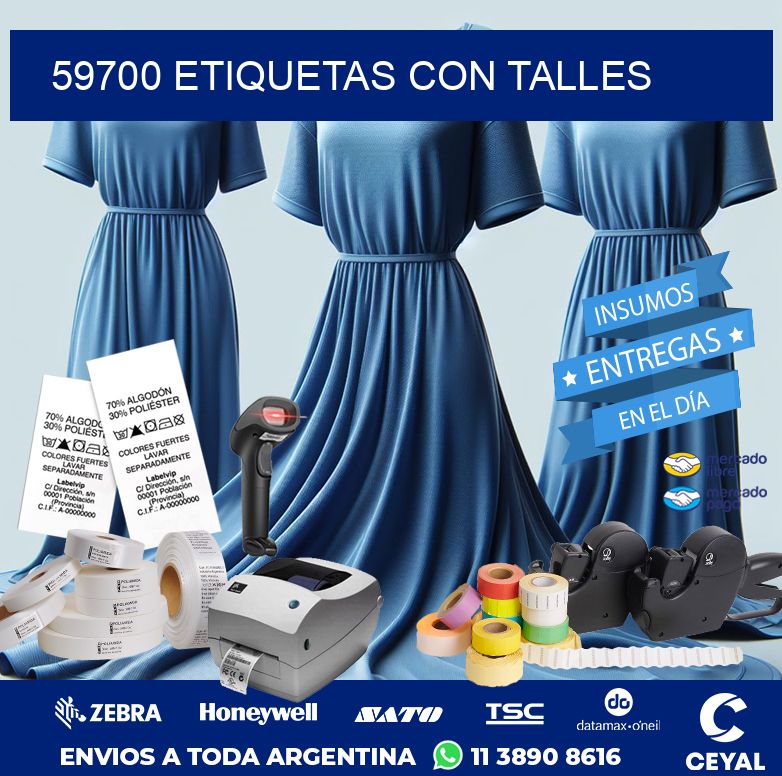 59700 ETIQUETAS CON TALLES