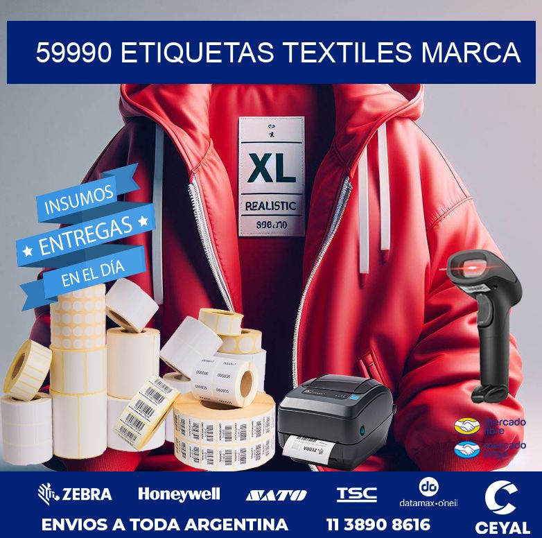 59990 ETIQUETAS TEXTILES MARCA