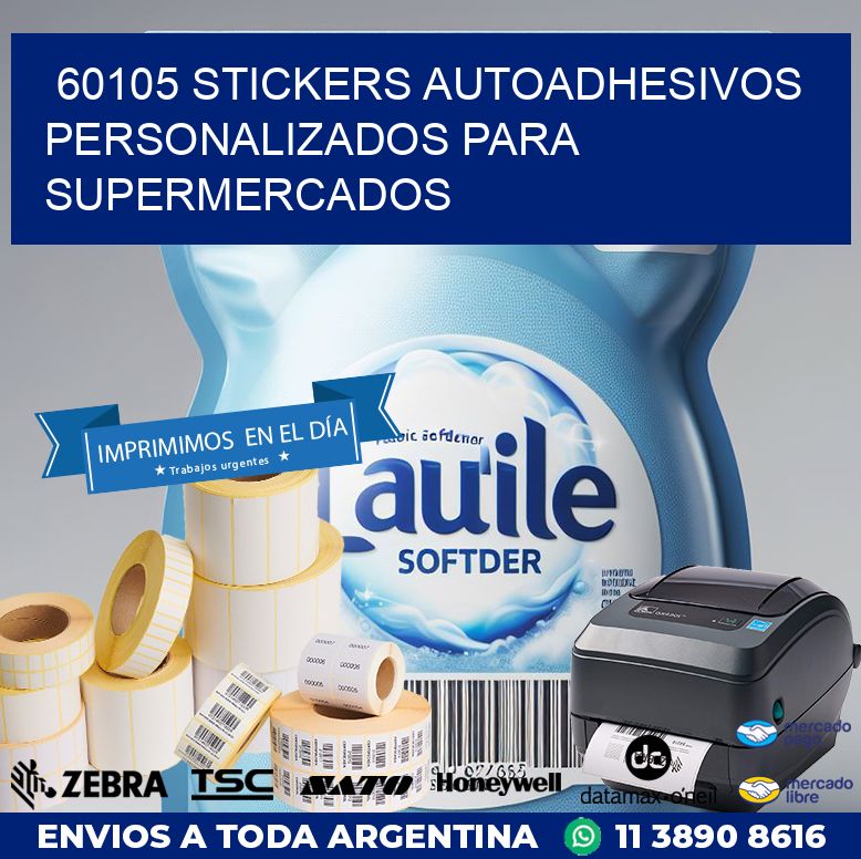 60105 STICKERS AUTOADHESIVOS PERSONALIZADOS PARA SUPERMERCADOS