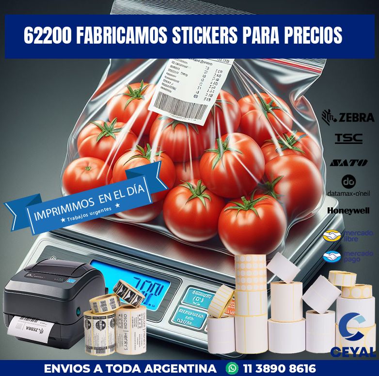62200 FABRICAMOS STICKERS PARA PRECIOS