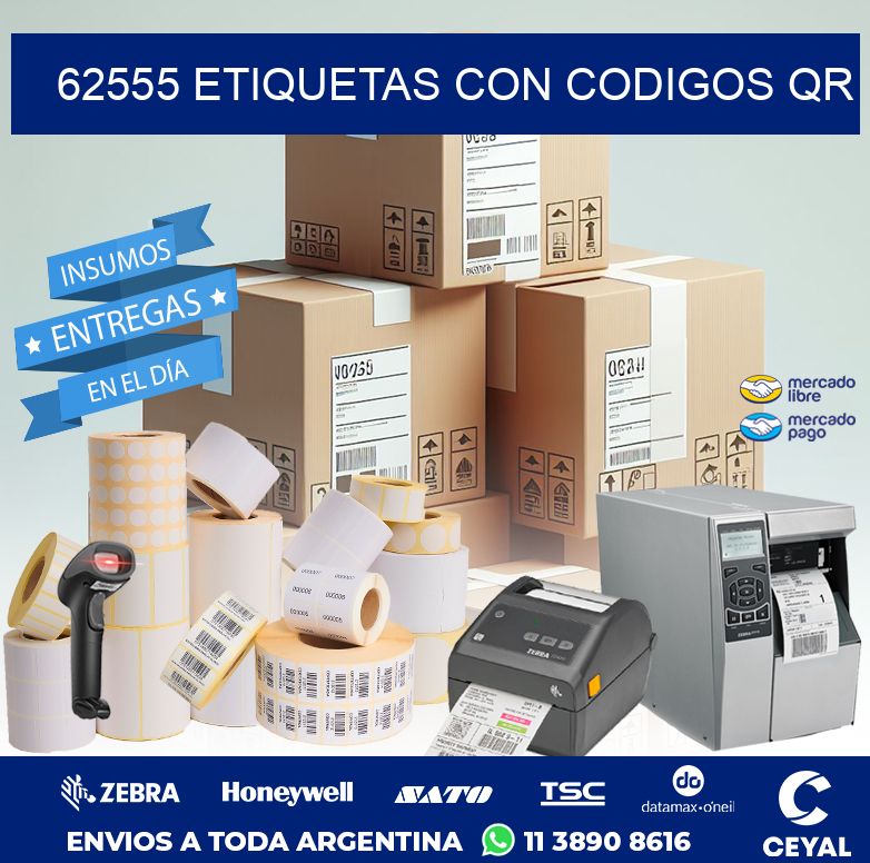 62555 ETIQUETAS CON CODIGOS QR