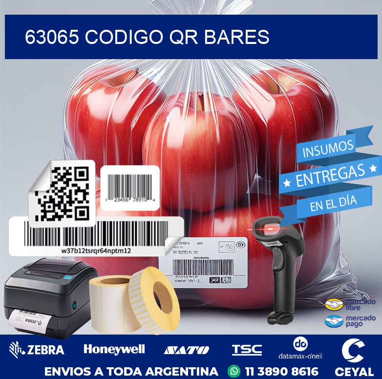 63065 CODIGO QR BARES