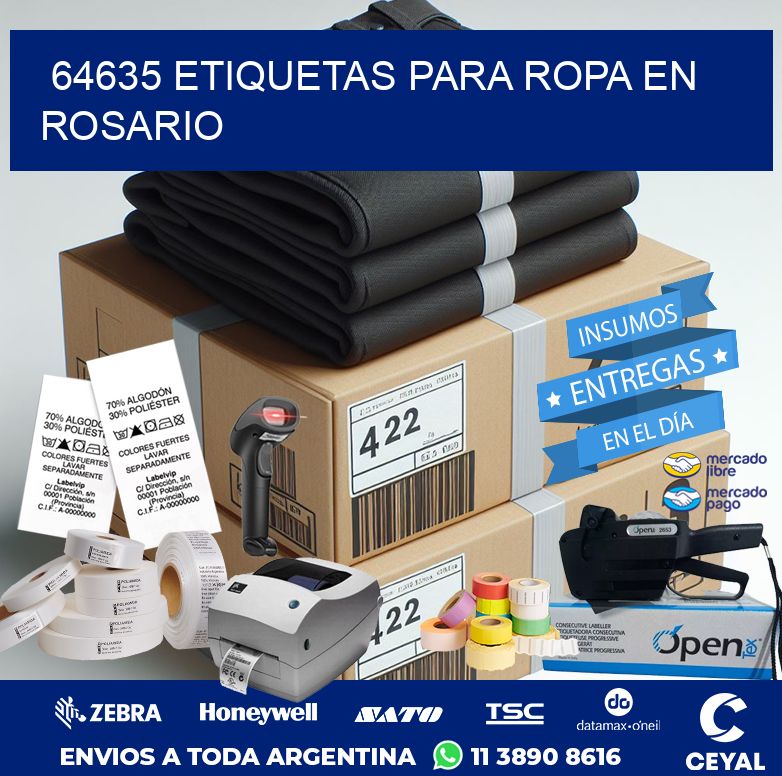 64635 ETIQUETAS PARA ROPA EN ROSARIO