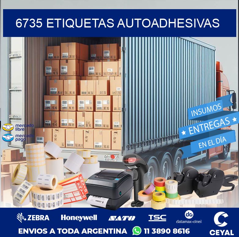 6735 ETIQUETAS AUTOADHESIVAS